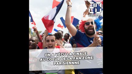 On a vécu la finale au coeur de la fan zone parisienne