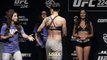 UFC 224: Amanda Nunes Wears Lion Mask For Weigh-in Staredown With Raquel Pennington - MMA Fighting