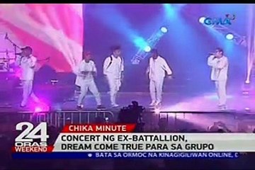 Concert ng Ex-Battalion, dream come true para sa grupo