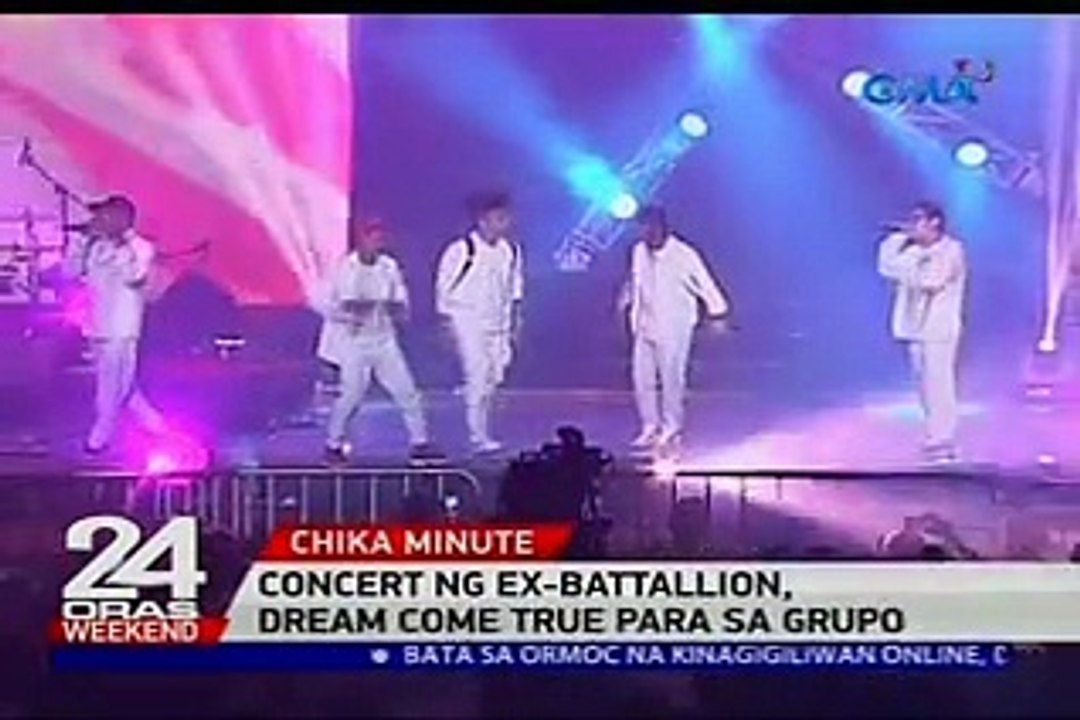 Concert ng Ex-Battalion, dream come true para sa grupo