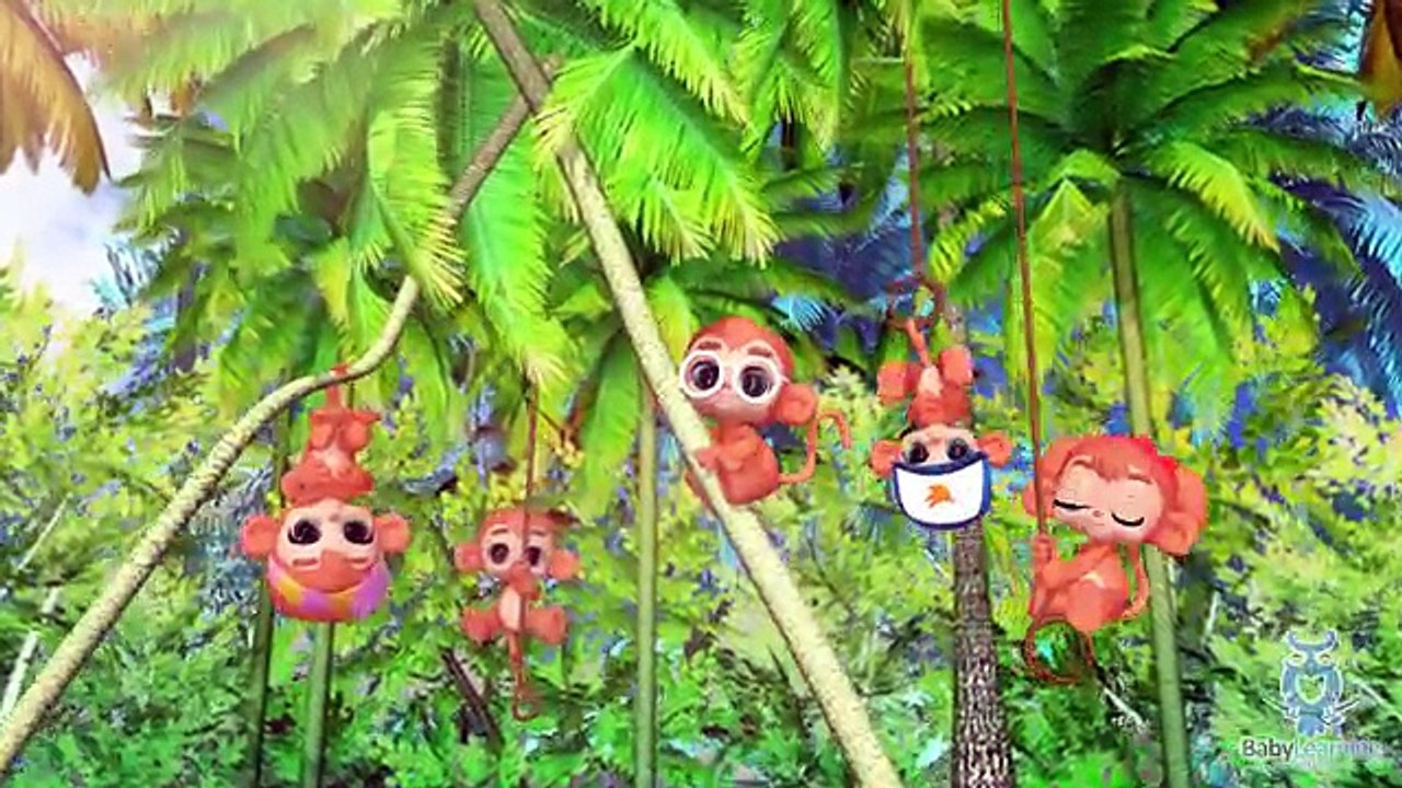 Five Little Monkeys Jumping On The Bed | Children Nursery Rhyme Songs | Education | Kids Songs