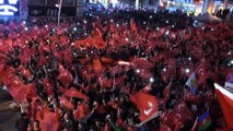15 Temmuz Demokrasi ve Milli Birlik Günü Erzurum’da yoğun yağmur altında coşkuyla kutlanıyor