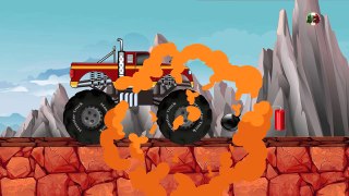 Mostro Camion Acrobazie | Fumetto per capretti | Popolare Capretti Video | Monster Truck Stunts