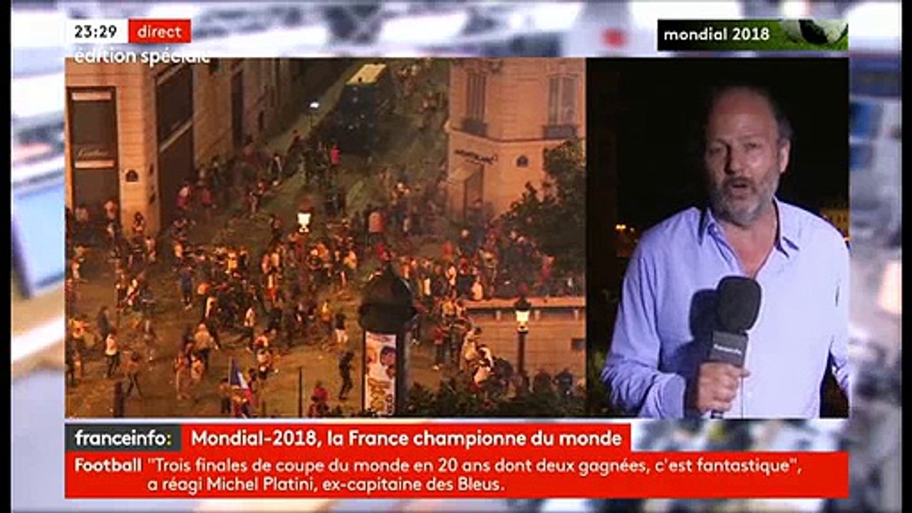 Champion du monde: Des incidents à Paris, Marseille, Ajaccio, Rouen, Strasbourg - Au moins 2 morts dans des accidents