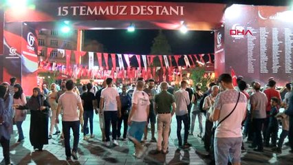 İstanbul Taksim Meydanında 15 Temmuz Nöbeti