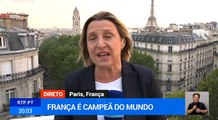 RTP em Paris acompanha a festa dos novos campeões do mundo