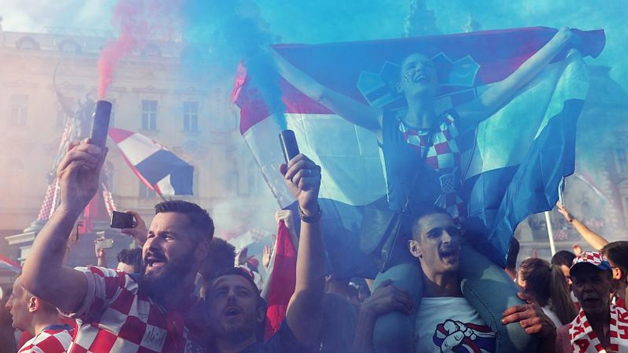 Tolle Stimmung in Zagreb: Kroaten feiern Platz 2