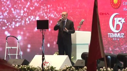 İstanbul Erdoğan 15 Temmuz Şehitler Köprüsündeki Anmada Konuştu