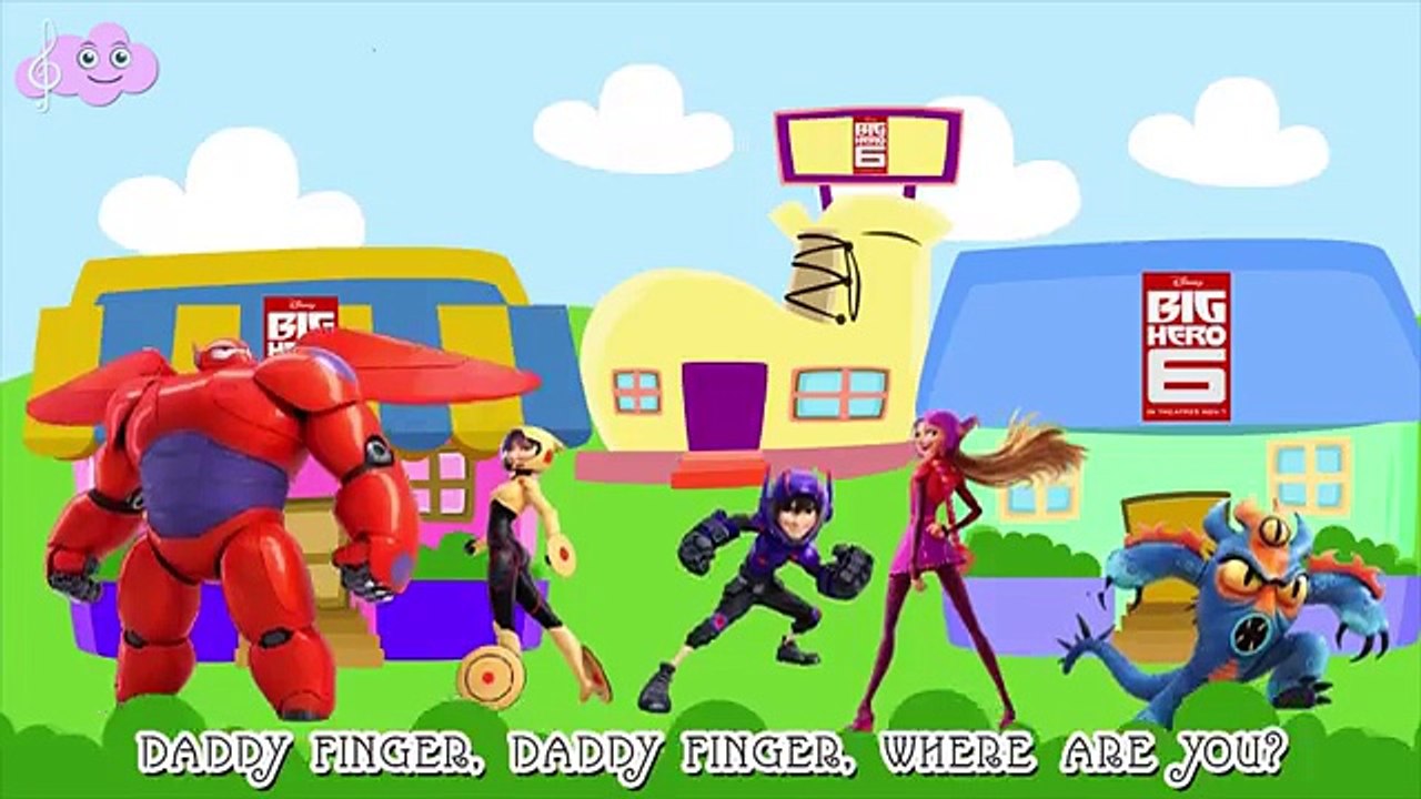 Big Hero 6 BAYMAX Finger Family | Nursery Rhymes | rhymesw | My Nursery rhyme