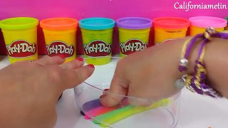Play Doh How To Make Rainbow Dippin Dots Donut