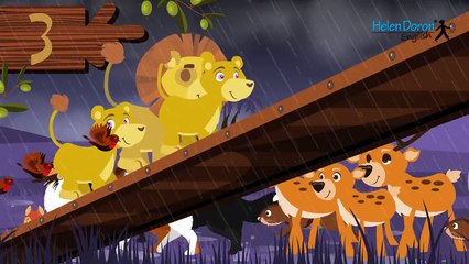 The Animals Went in Two by Two - Songs for Kids in English