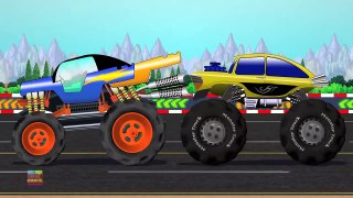 Racing Cars | Monster Truck Videos | Cartoons For Children by Kids Channel