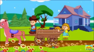 Wheels On The Bus Finger Family | Learn Colors With Finger Family Songs | Nursery Rhymes | KidsCamp