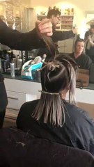 How to cut a Long bob layered haircut