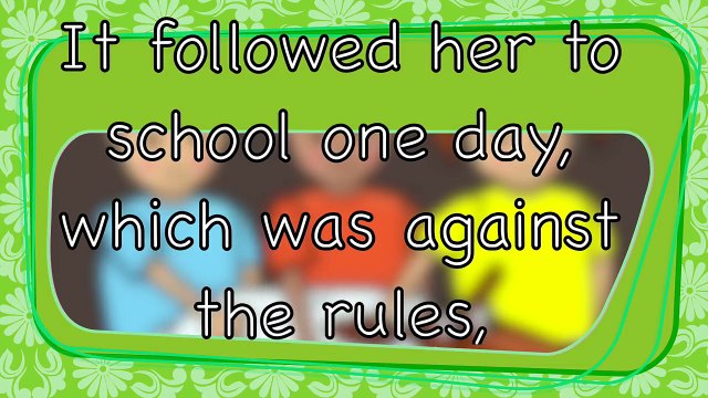 Kids Songs & Mary Had A Little Lamb with Lyrics | Sing Along | Female & Male vocals |