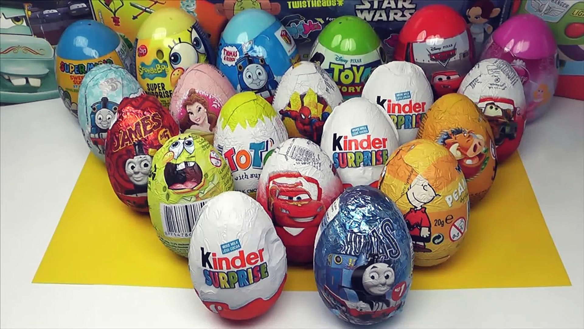 cars 2 surprise eggs