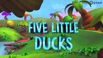 Five Little Ducks Went Out One Day | 3D Animation Nursery Rhymes | 5 Little Ducks