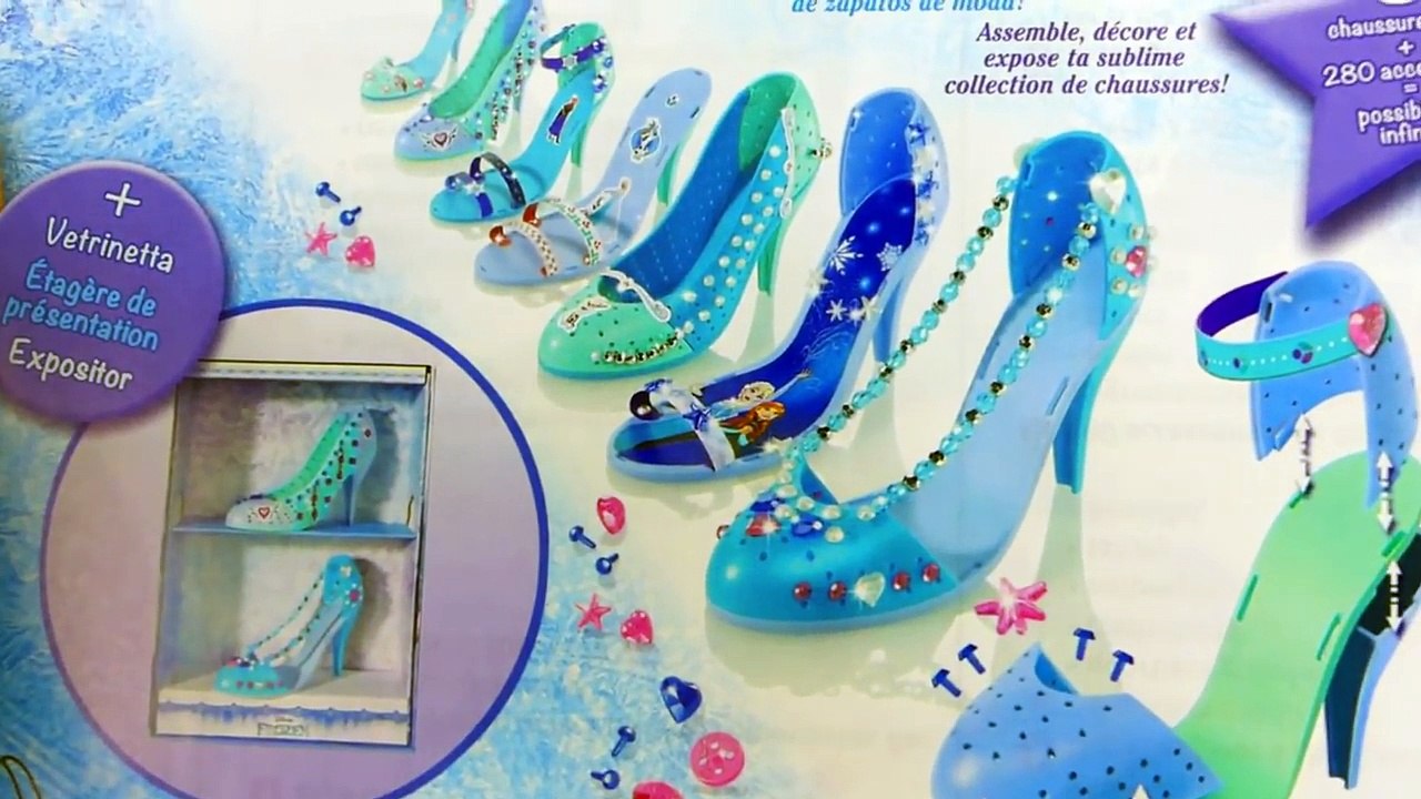 Disney la reine des Neiges - Alicia fabrique ses chaussures