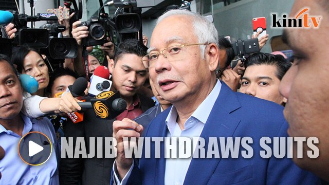 Najib withdraws suits against AG, MACC chief, Amar Singh