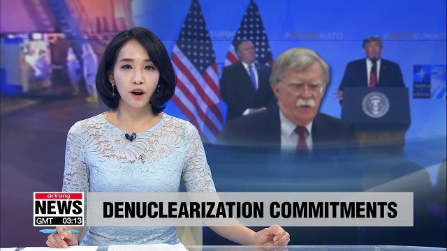 Trump tweet based on belief that Pyongyang keeps its denuclearization commitments: Bolton