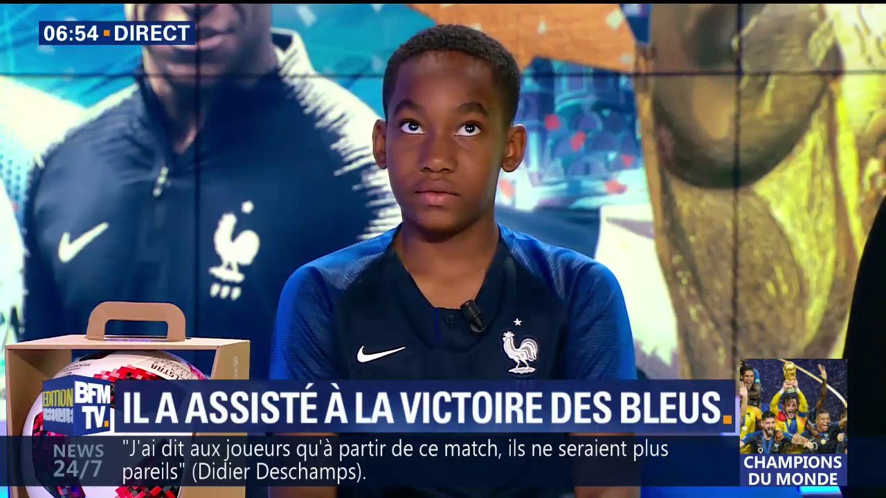 "Il y avait plus d'ambiance que pendant la demi-finale", Yanel a de nouveau accompagné Emmanuel Macron en Russie pour voir la finale