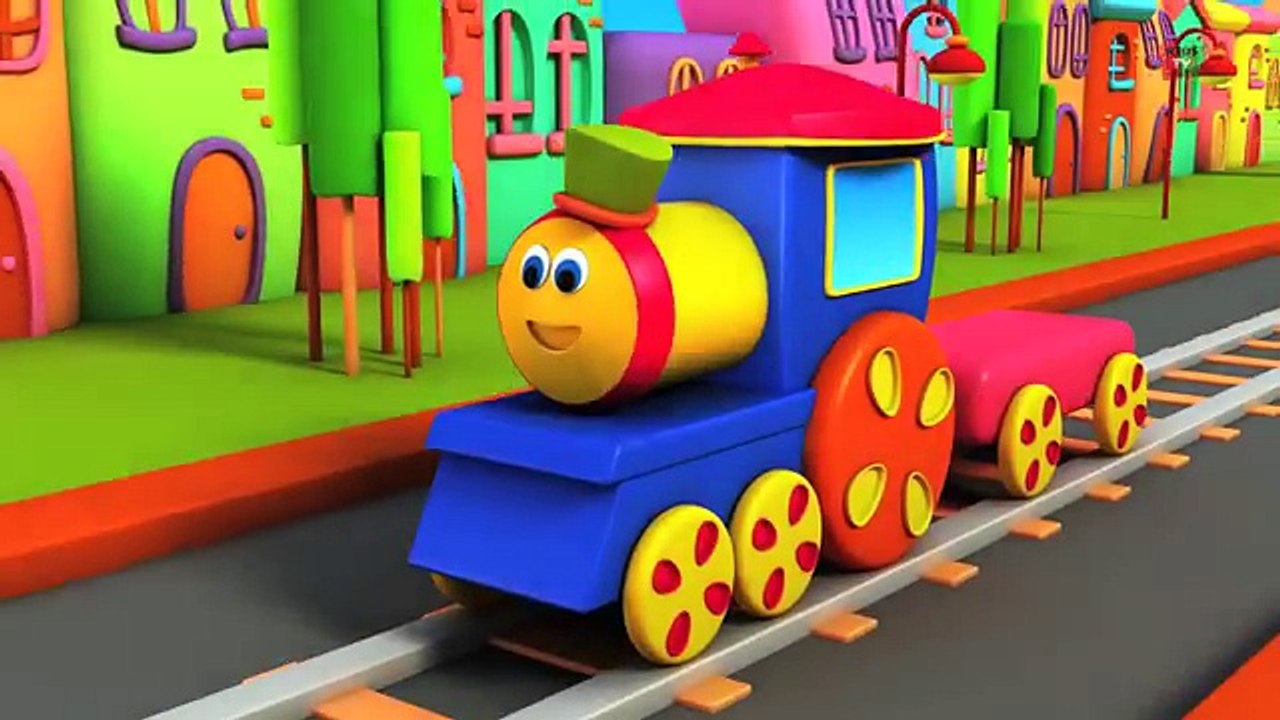 Bob, The Train | Bob Shapes Train for Kids | بوب الأشكال القطار باللغة العربية | الأغاني القطار بوب
