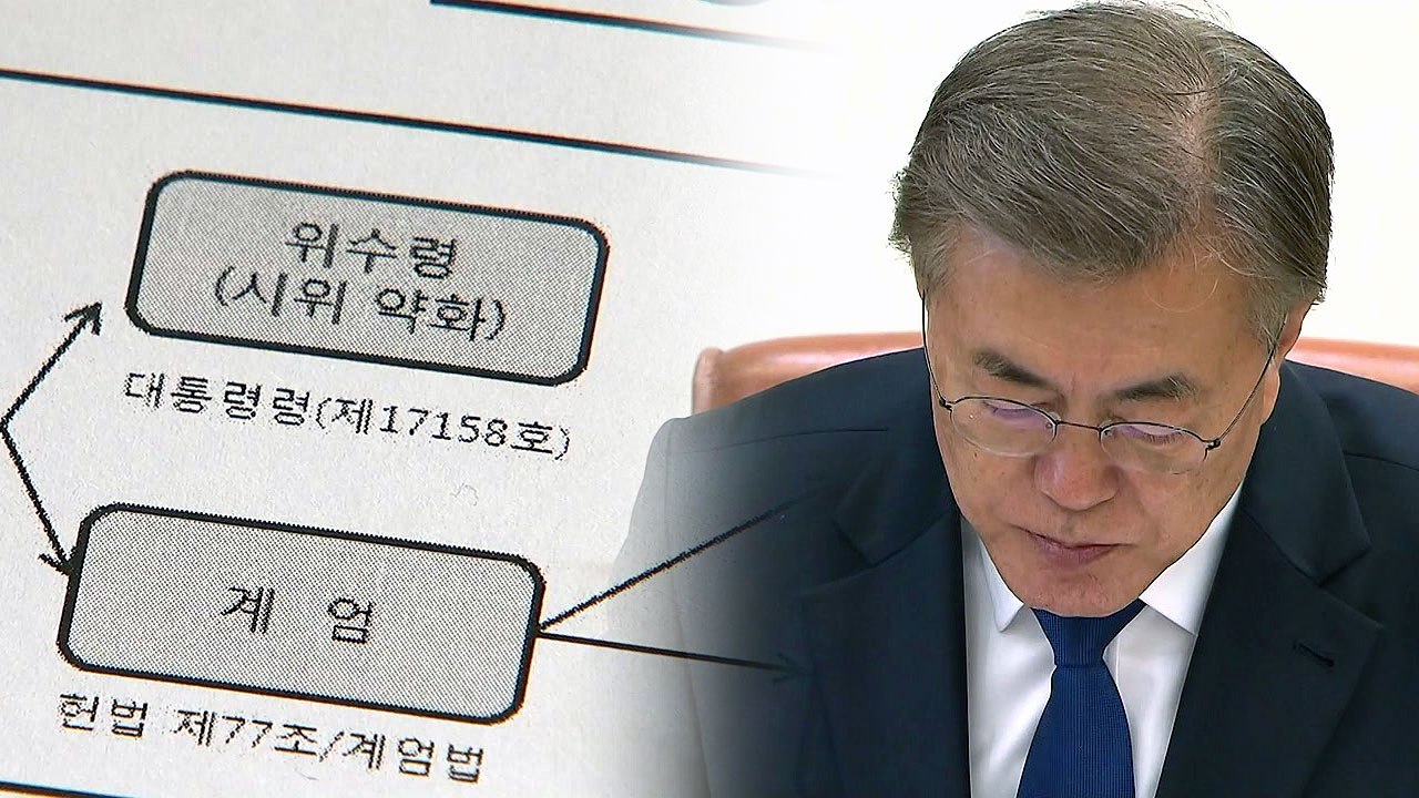 문 대통령, '계엄령 문건' 관련 문서 즉시 제출 지시 / YTN