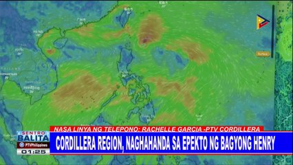 Cordillera region, naghahanda sa epekto ng bagyong #HenryPH