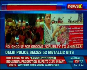 Bad news for to-be- bridegroom, won't be able to ride on a horse for their wedding