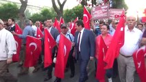 Çanakkale'de 15 Temmuz Demokrasi ve Milli Birlik Günü Yürüyüşü