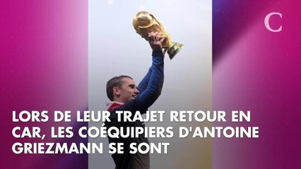 PHOTOS. Coupe du monde 2018. "Deschamps, le plus fou" : le trajet complètement dingue des Bleus dans leur car après leur titre