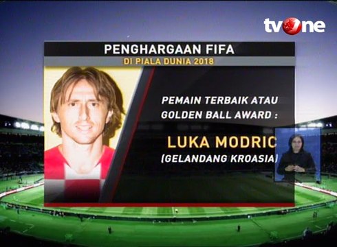 Penghargaan FIFA di Piala Dunia 2018