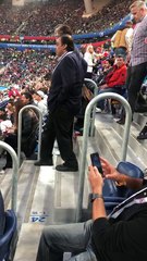 Sujan Azad Parikh - Mukesh Ambani and Amitabh Bachchan at Belgium vs France Match