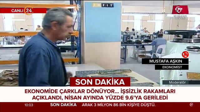 Türkiye ekonomisi büyümeye devam ediyor... işsizlik tek haneye düştü