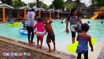 balita belajar berenang di Kolam Renang Anak | Fun Kids Learn Swimming Underwater in Swimming Pool