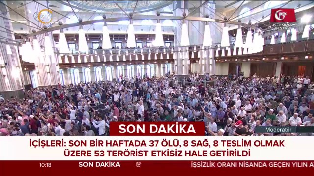 Erdoğan şehitler için Kur'an-ı Kerim okudu