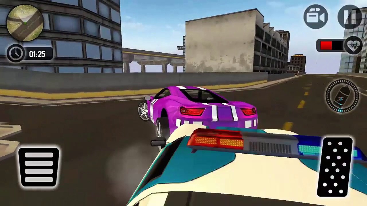 Chase Gangster Car_ Police Car Driver Simulator 3D Android Gameplay FHD