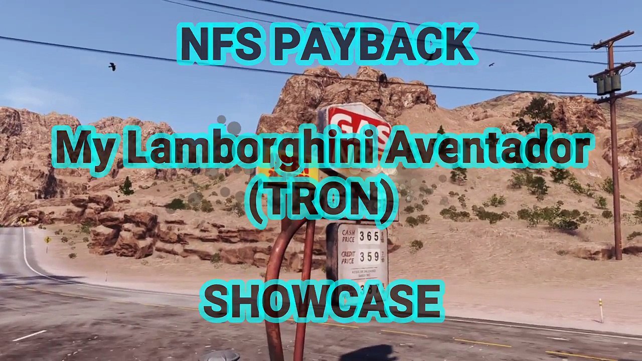 Lamborghini Aventador | TRON | SHOWCASE | NEED FOR SPEED PAYBACK