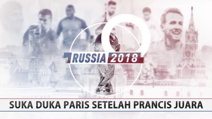 Download Video: Suka dan Duka di Paris Setelah Prancis Juara Piala Dunia