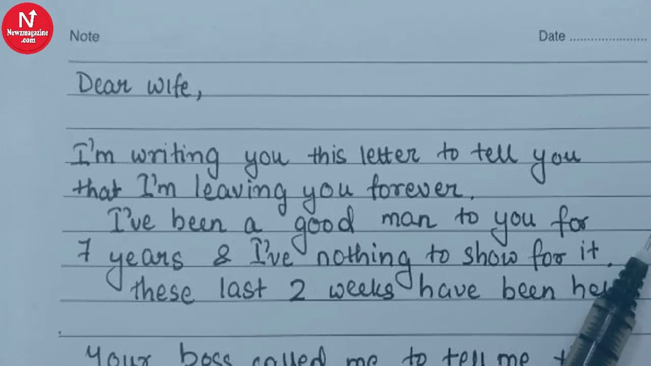 Man Demands Divorce In His Letter But His Wife’s Reply Makes Him Regret Every Word He Wrote