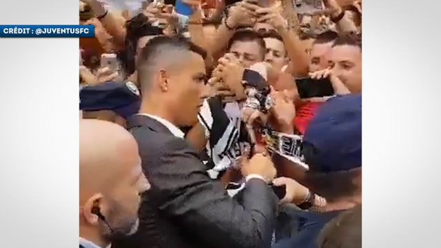Juventus : premier bain de foule pour Cristiano Ronaldo