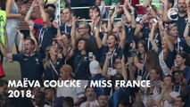 PHOTOS. Coupe du monde 2018 : Iris Mittenaere, Maëva Coucke, Alicia Aylies, supportrices acharnées des Bleus pendant la finale