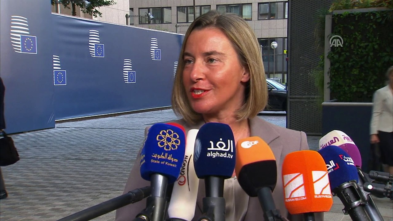 Mogherini : 'ABD'ye kimi dost olarak gördüğünü sormak lazım' - BRÜKSEL