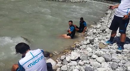 Auronzo 2018 - Inzaghi a mollo nel torrente