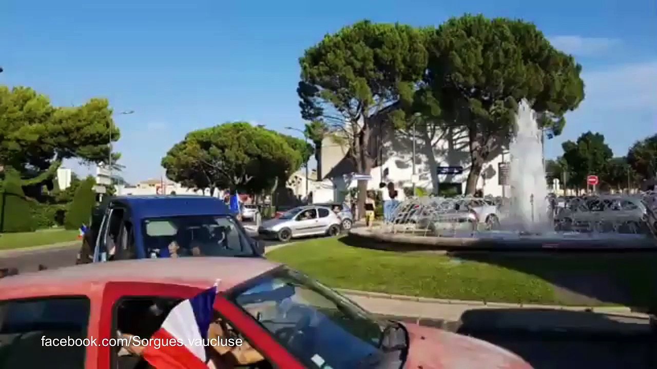 Sorgues fête le titre de champion du monde 2018