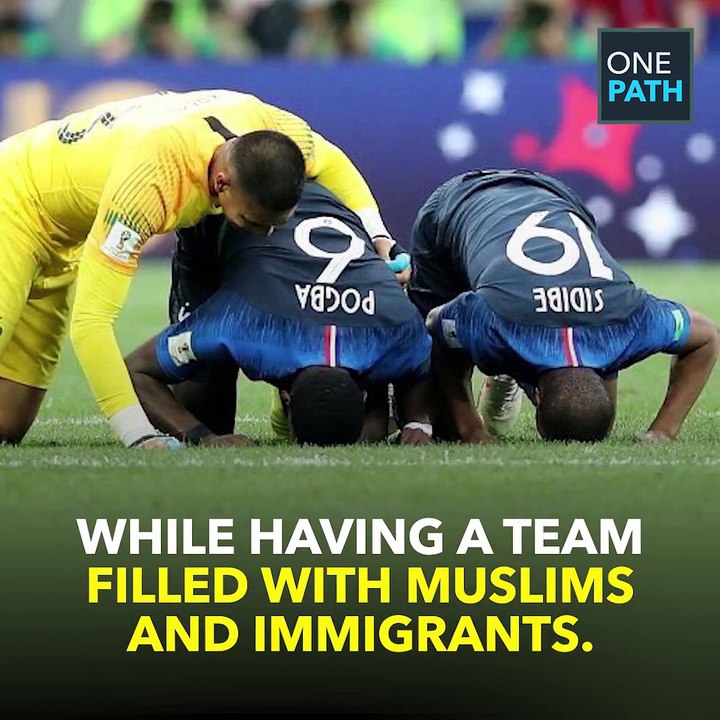 Muslims and Africans win the World Cup for France