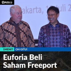 #1MENIT | Euforia Beli Saham freeport