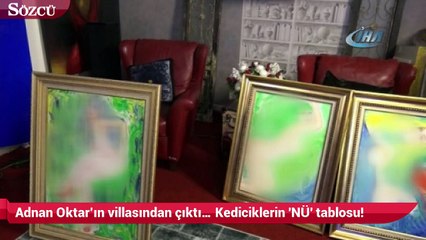 Adnan Oktar’ın evinden çıkan, kediciklerin "NÜ" tabloları!
