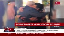 Maradona, Mahmud Abbas ile buluştu