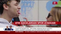 Hollanda'da atık sakızlardan spor ayakkabı üretildi